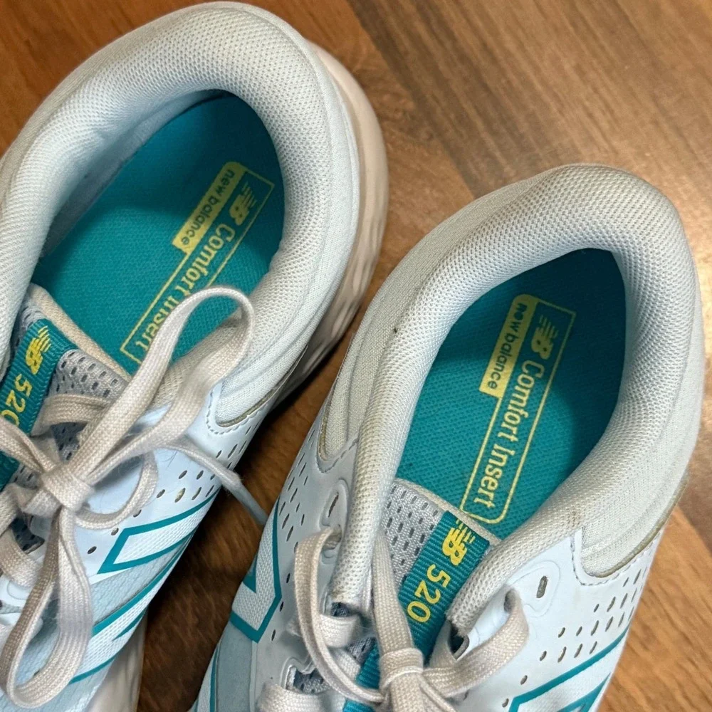 New Balance 520 v7 Women Running Shoes Light Blue Teal Size 9.5‎
